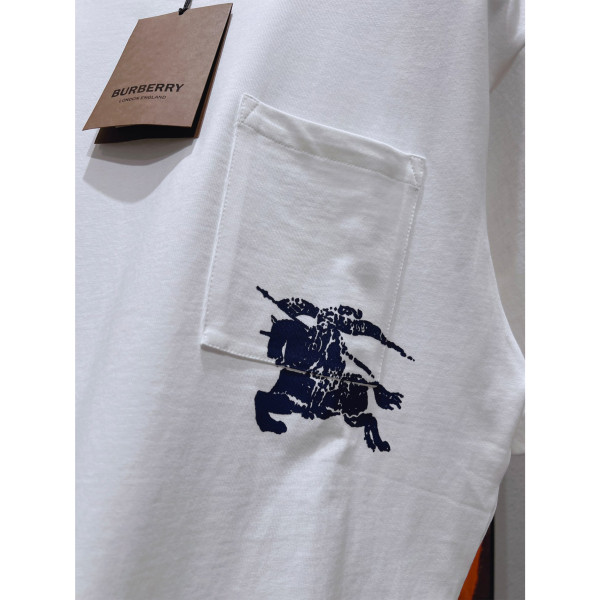 Burberry, Men's T-Shirt, White