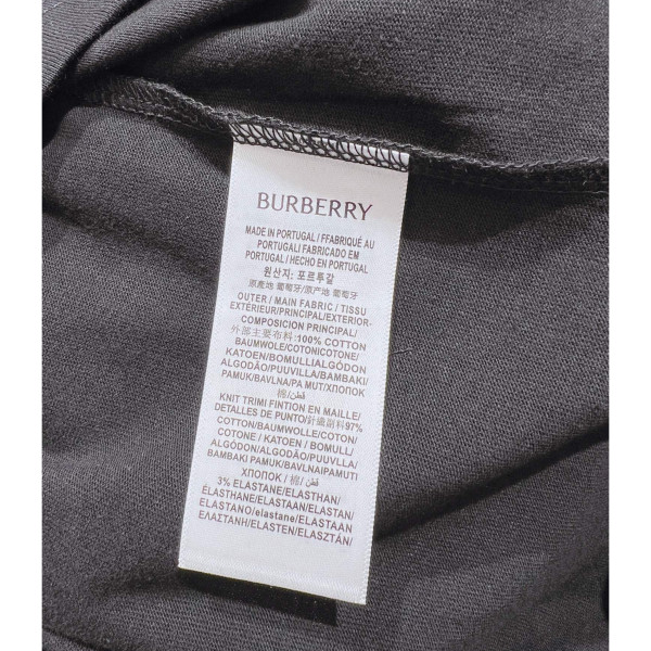 Burberry, Men's T-Shirt, Black