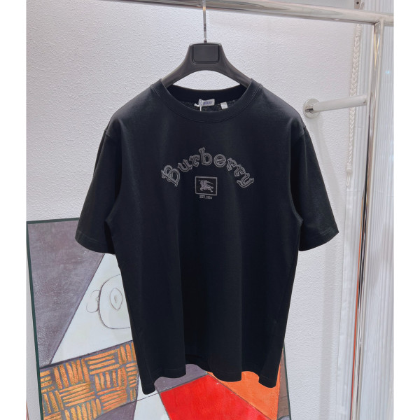 Burberry, Men's T-Shirt, Black