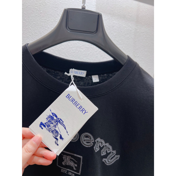Burberry, Men's T-Shirt, Black