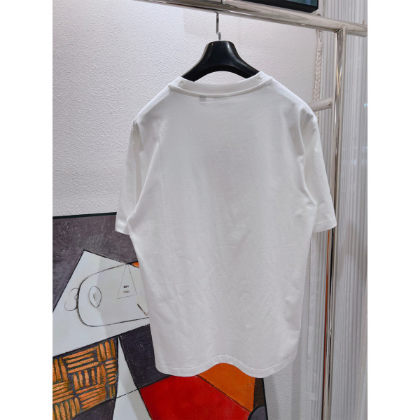Burberry, Men's T-Shirt, White