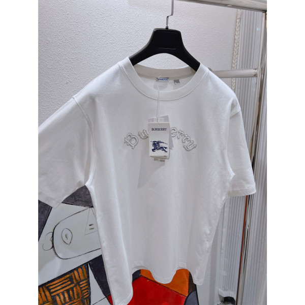 Burberry, Men's T-Shirt, White
