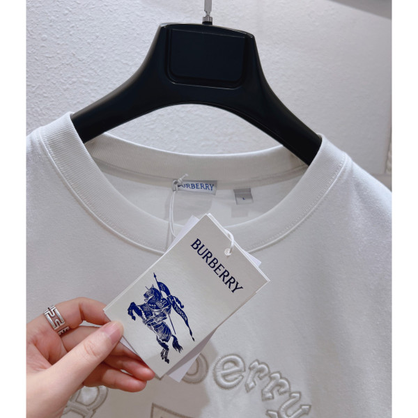 Burberry, Men's T-Shirt, White