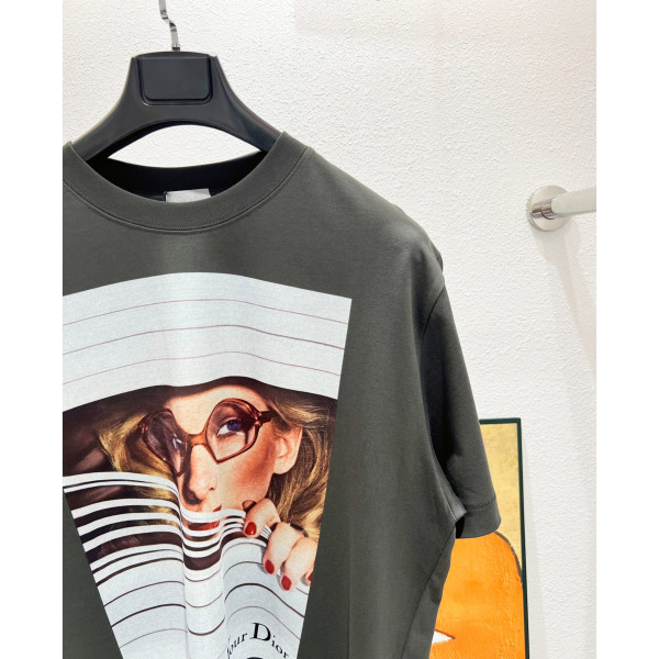 Christian Dior, Men's T-Shirt, Grey