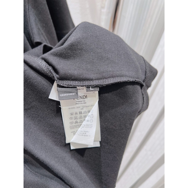 Fendi, Men's T-Shirt, Black