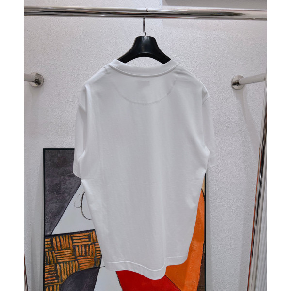 Fendi, Men's T-Shirt, White