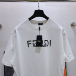 Fendi, Men's T-Shirt, White