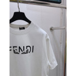 Fendi, Men's T-Shirt, White