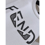 Fendi, Men's T-Shirt, White