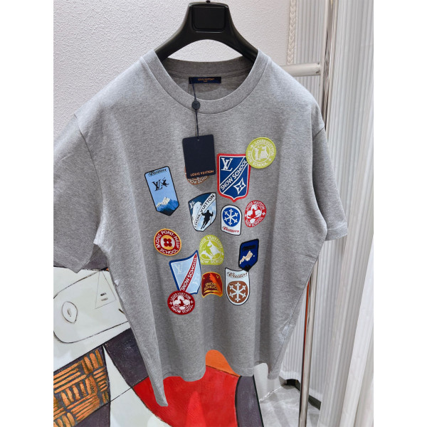 Louis Vuitton, Men's T-Shirt, Grey