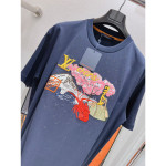 Louis Vuitton, Men's T-Shirt, Navy