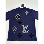 Louis Vuitton, Men's T-Shirt, Navy