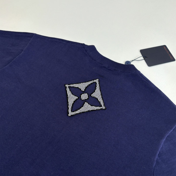 Louis Vuitton, Men's T-Shirt, Navy