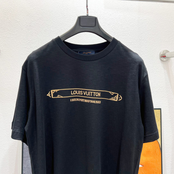 Louis Vuitton, Men's T-Shirt, Black