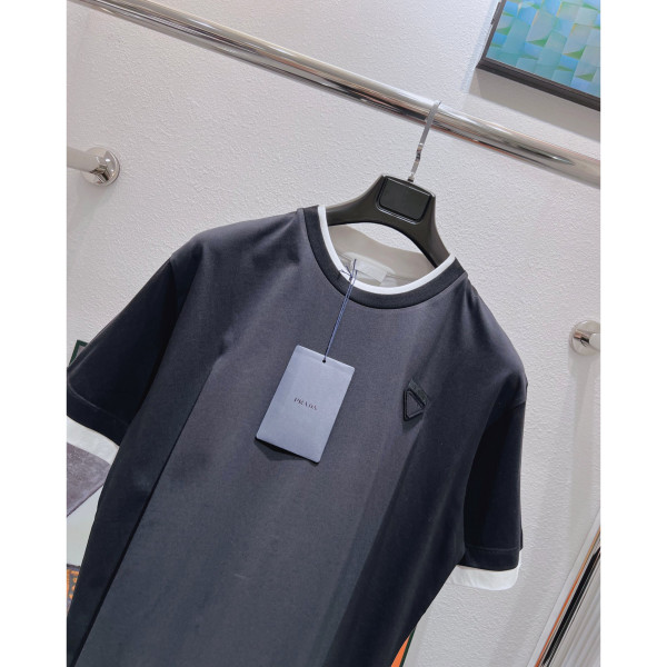 Prada, Men's T-Shirt, Black
