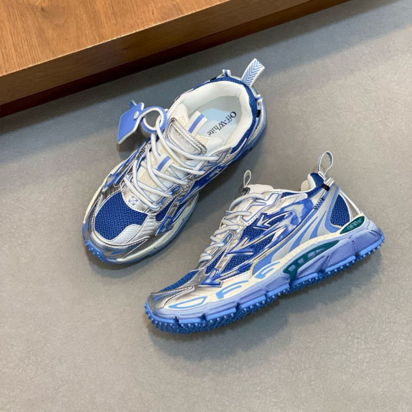 Off White, Be Right Back, Men's Sneaker, Blue