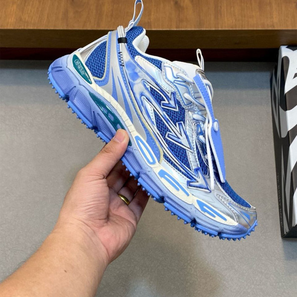 Off White, Be Right Back, Men's Sneaker, Blue