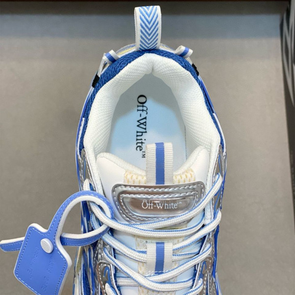 Off White, Be Right Back, Men's Sneaker, Blue