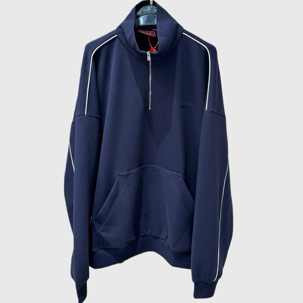 Gucci, Heren, Sportwear Suit, Navy, Maat L