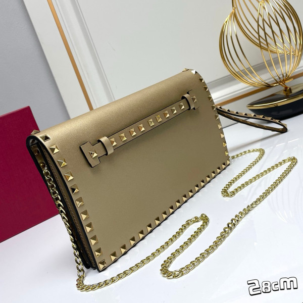 Valentino, Women, Bag, 28cm, Garavni Rockstud
