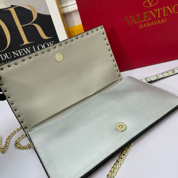 Valentino, Women, Bag, 28cm, Garavni Rockstud
