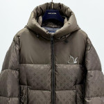 Louis Vuitton, Monogram, Men's Jacket, Brown