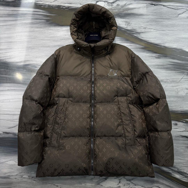 Louis Vuitton, Monogram, Men's Jacket, Brown