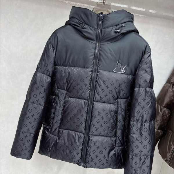 Louis Vuitton, Monogram, Men's Jacket, Black