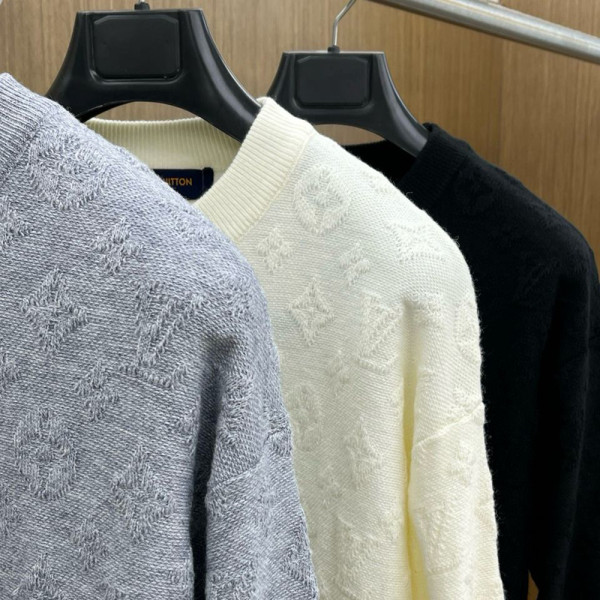 Louis Vuitton, Men's Pullover, Grey