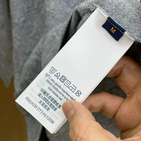 Louis Vuitton, Men's Pullover, Grey