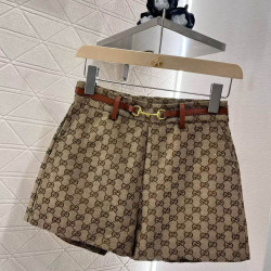 Gucci, Women's Shorts, Camel
