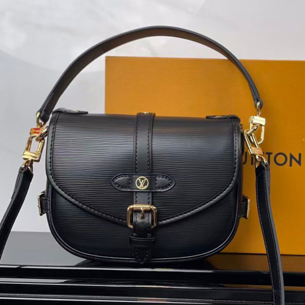 Louis Vuitton, Saumur BB, Women's Bag, Black