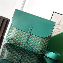 Goyard, Messenger, Unisex Bag, Green