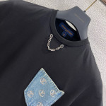 Louis Vuitton, Women's T-shirt, Black