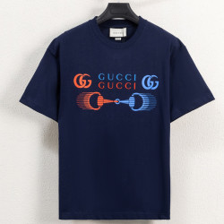 Gucci, Men's T-Shirt, Navy