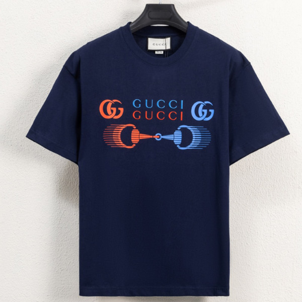 Gucci, Men's T-Shirt, Navy