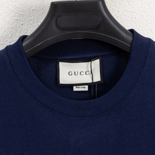Gucci, Men's T-Shirt, Navy