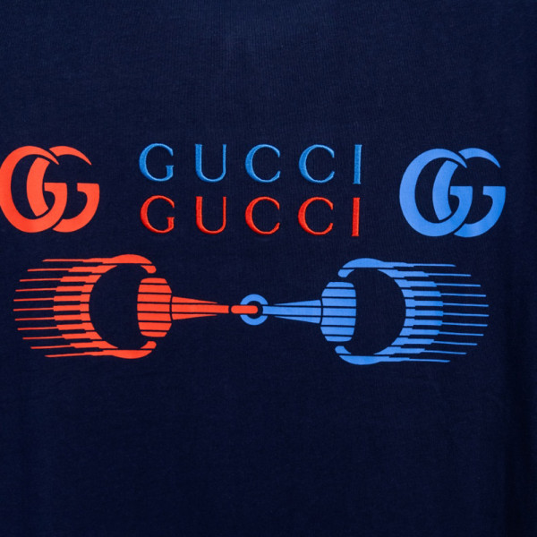 Gucci, Men's T-Shirt, Navy