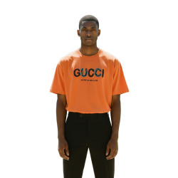 Gucci, Men's T-Shirt, Orange