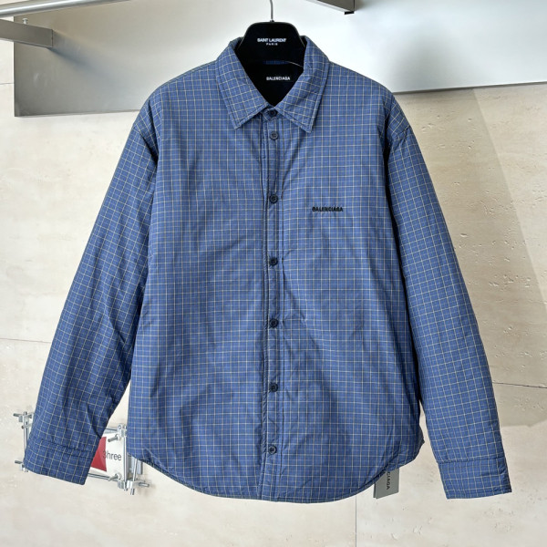 Balenciaga, Men's Shirt, Blue