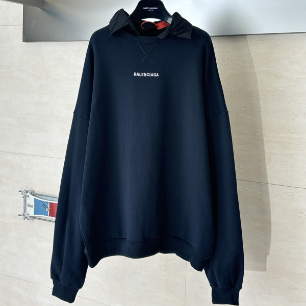 Balenciaga, Men's Pullover, Navy