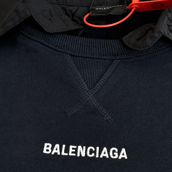 Balenciaga, Men's Pullover, Navy