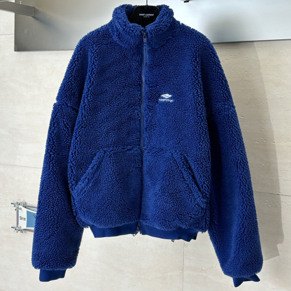 Balenciaga, Men's Hoodie, Navy