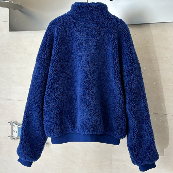 Balenciaga, Men's Hoodie, Navy