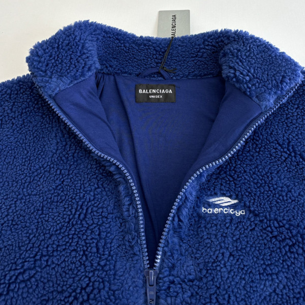 Balenciaga, Men's Hoodie, Navy