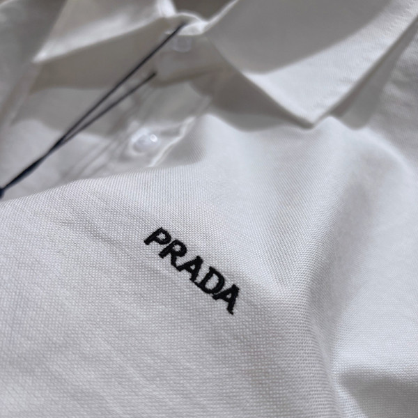 Prada, Men's Shirt, White