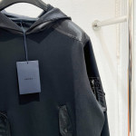 Prada, Men's Hoodie, Black
