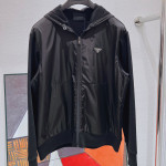Prada, Men's Hoodie, Black
