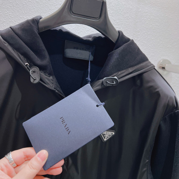 Prada, Men's Hoodie, Black