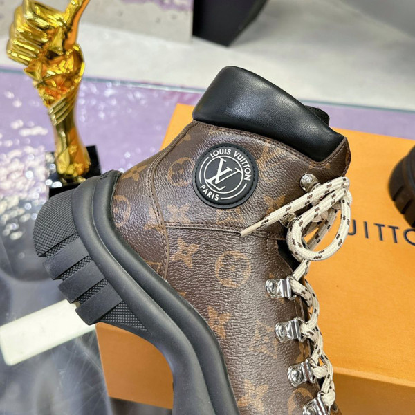 Louis Vuitton, Ruby Flat Ranger, Women's Boot, Brown